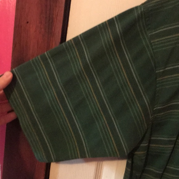 Alan Flusser Golf Green Striped Polo Shirt Mens XXL or 2XL - Picture 12 of 12